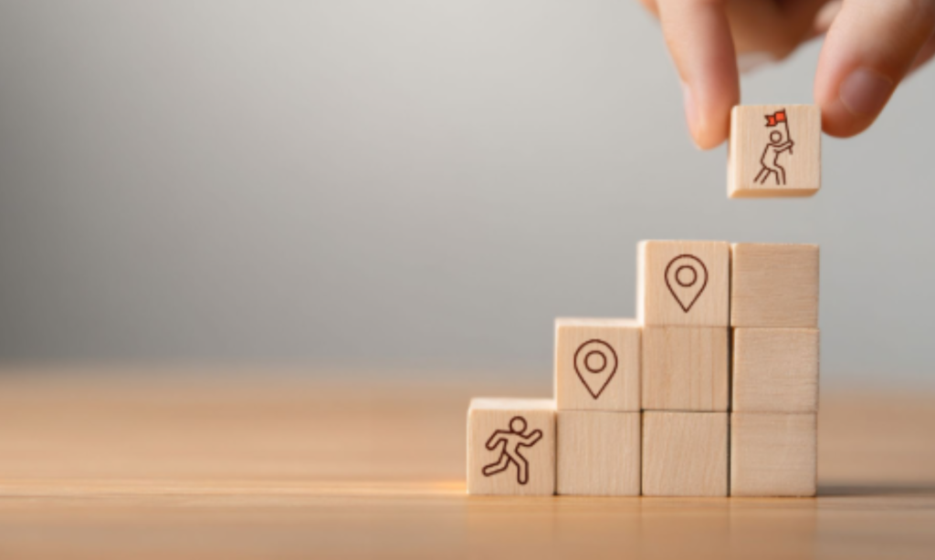 Business performance coach boosting productivity